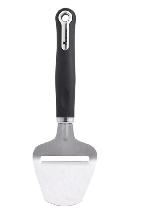BERGNER Master Pro Stainless Steel Cheese Slicer Cutter for Kitchen, Sharp Edge (Black)